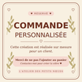 Commande personnalisée Lola