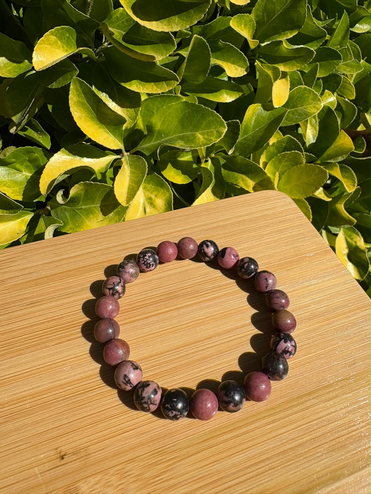 Équilibre & Renouveau | Bracelet Rhodonite