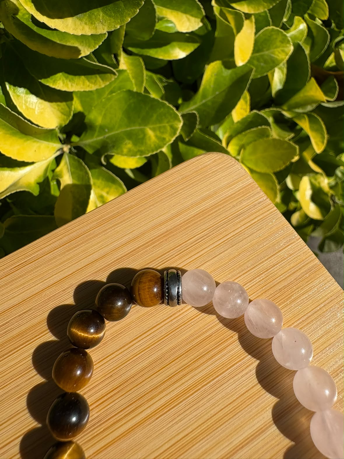 Douceur & Force | Bracelet Quartz Rose & Œil de Tigre