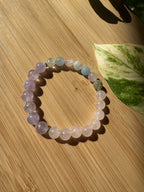 Douceur intérieur | Bracelet Morganite, Quartz Rose & Améthyste Lavande