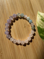 Douceur intérieur | Bracelet Morganite, Quartz Rose & Améthyste Lavande