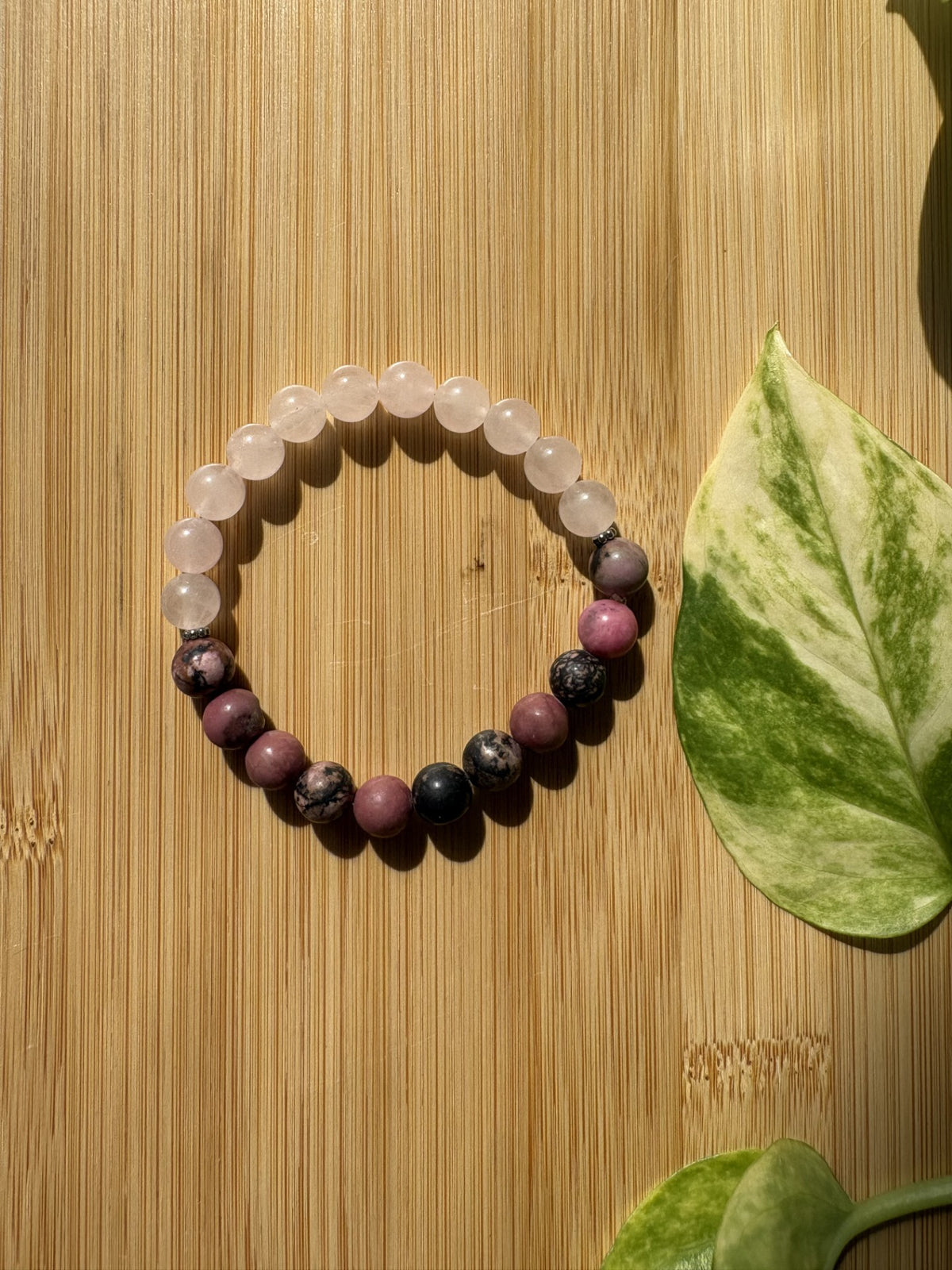 Amour & Renouveau | Bracelet Quartz Rose & Rhodonite