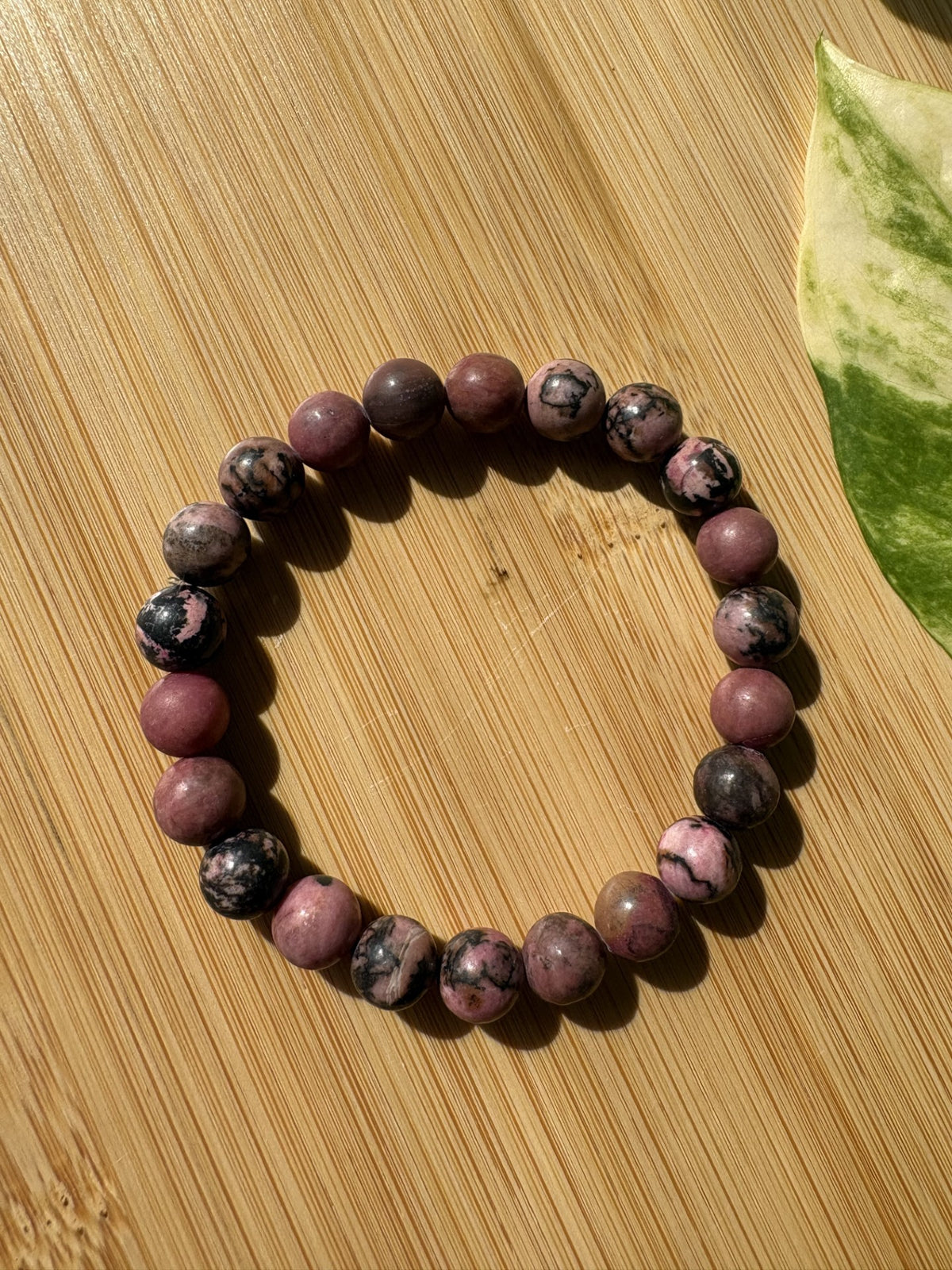 Équilibre & Renouveau | Bracelet Rhodonite
